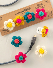Load image into Gallery viewer, natural life cord keeper flower set