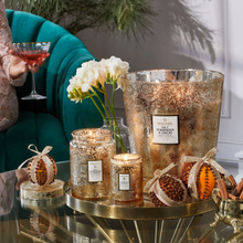 Load image into Gallery viewer, voluspa gilt pomander &amp; hinoki large jar candle
