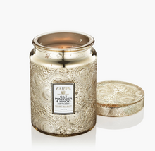Load image into Gallery viewer, voluspa gilt pomander &amp; hinoki large jar candle