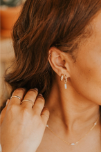 Load image into Gallery viewer, hello adorn baby dome hoops