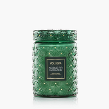 Load image into Gallery viewer, voluspa noble fir garland large jar candle