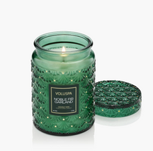 Load image into Gallery viewer, voluspa noble fir garland large jar candle