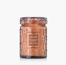 Load image into Gallery viewer, voluspa gingerbread chalet large jar candle