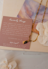 Load image into Gallery viewer, heavenly things mini tag necklace