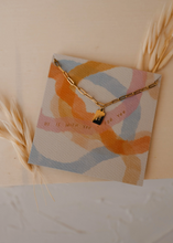 Load image into Gallery viewer, with you mini tag necklace