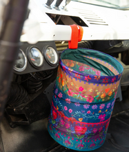Load image into Gallery viewer, natural life floral border pop-up trash bin