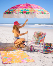 Load image into Gallery viewer, natural life double-sided microfiber beach towel/yoga mat - sunshine