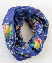 Load image into Gallery viewer, natural life full boho bandeau navy tropic bandana