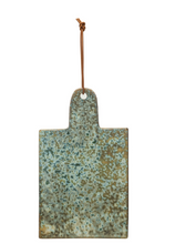 Load image into Gallery viewer, green stoneware cheese cutting board