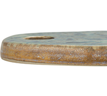 Load image into Gallery viewer, green stoneware cheese cutting board