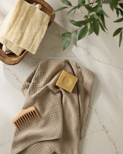 Load image into Gallery viewer, geometry truffle hand towel | 2 colors