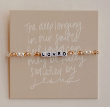 Load image into Gallery viewer, loved Christian bracelet
