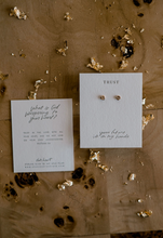 Load image into Gallery viewer, trust stud earrings