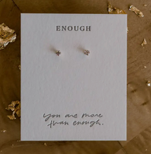 Load image into Gallery viewer, enough stud earrings