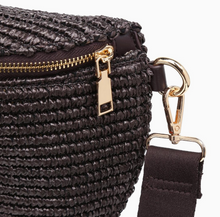 Load image into Gallery viewer, chocolate woven belt bag
