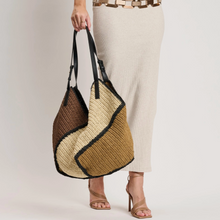 Load image into Gallery viewer, ruthi straw tote