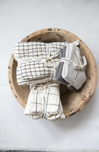 Load image into Gallery viewer, gaines natural + black tea towel | 2 styles
