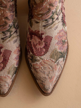 Load image into Gallery viewer, wildflower tapestry western boot