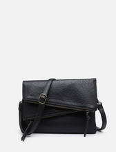 Load image into Gallery viewer, black criss-cross crossbody