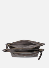 Load image into Gallery viewer, black criss-cross crossbody