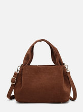 Load image into Gallery viewer, suede satchel purse | 2 colors