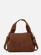 Load image into Gallery viewer, suede satchel purse | 2 colors