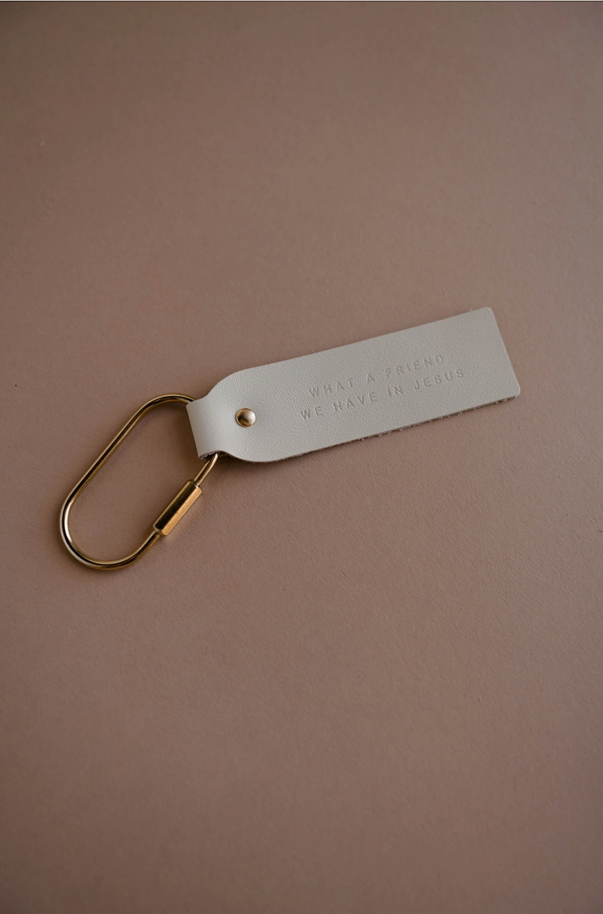 what a friend blonde key fob keychain
