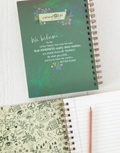 Load image into Gallery viewer, natural life wildflower border notebook