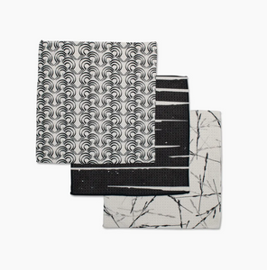 geometry dishcloth set of 3 | 16 styles