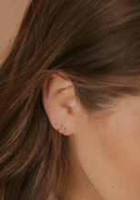 Load image into Gallery viewer, hello adorn tiny twist earrings | gold + silver