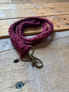 macrame lanyard | 7 colors