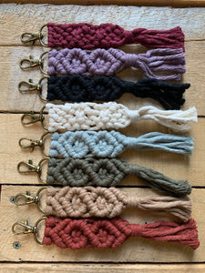 macrame keychain | 8 colors