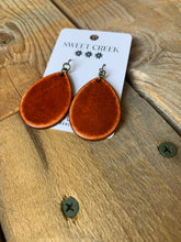 Load image into Gallery viewer, sweet creek mini classic teardrop leather earrings | 9 colors