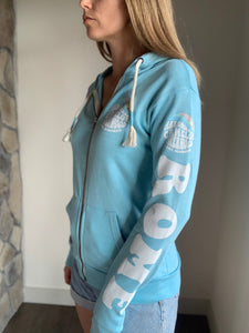 rome burnout zip hoodie | 3 colors