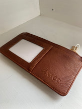 Load image into Gallery viewer, brown slim card holder wallet