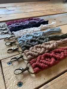 macrame keychain | 8 colors