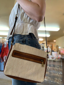 crossbody bag with tassel detail | 2 colors