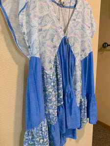 cobalt mix swing tunic