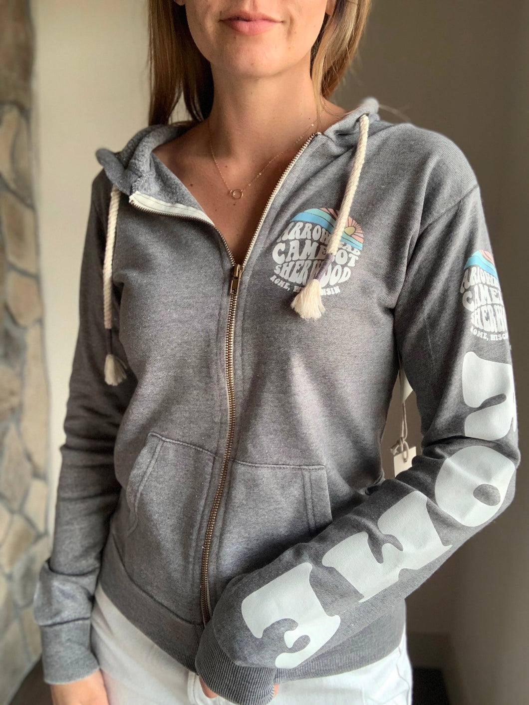 rome burnout zip hoodie | 3 colors