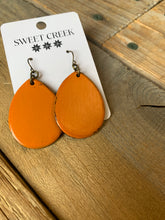 Load image into Gallery viewer, sweet creek mini classic teardrop leather earrings | 9 colors