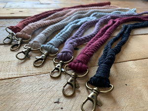 macrame lanyard | 7 colors