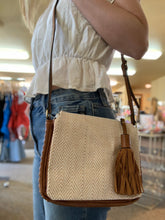 Load image into Gallery viewer, crossbody bag with tassel detail | 2 colors