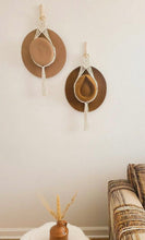 Load image into Gallery viewer, macrame hat hanger