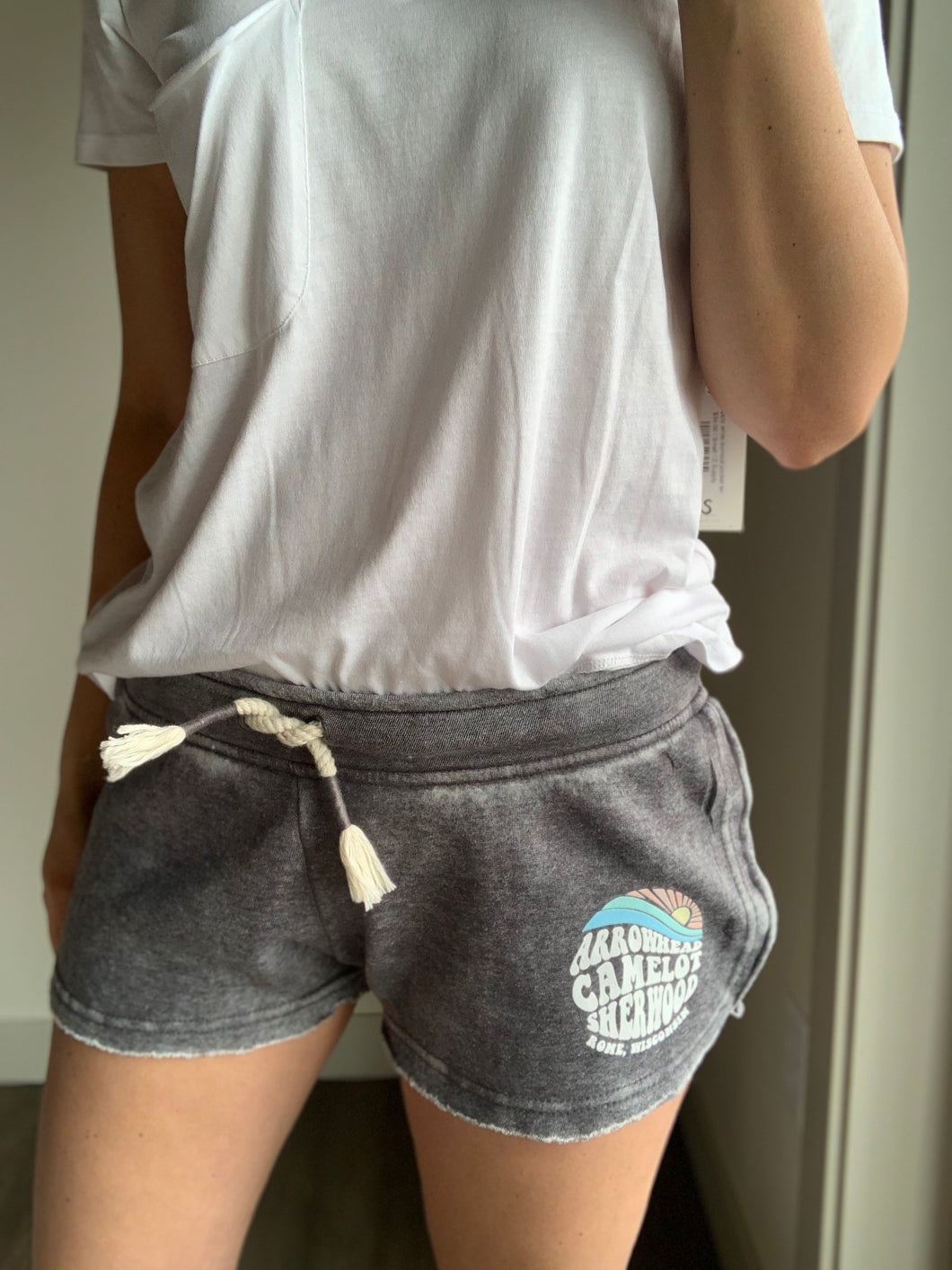 rome burnout shorts | 2 colors