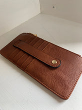 Load image into Gallery viewer, brown slim card holder wallet