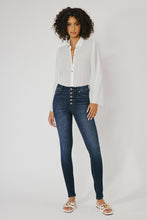 Load image into Gallery viewer, kancan classic dark button skinny jeans