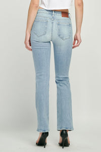 light wash midrise bootcut