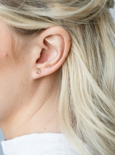 Load image into Gallery viewer, hello adorn herkimer diamond quartz stud earrings