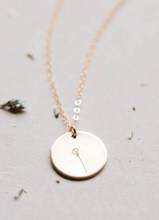 Load image into Gallery viewer, hello adorn raising wildflowers necklace 20&quot; chain | gold + silver