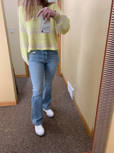 light wash midrise bootcut
